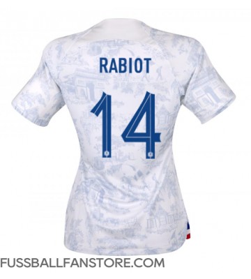 Frankreich Adrien Rabiot #14 Replik Auswärtstrikot Damen WM 2022 Kurzarm
